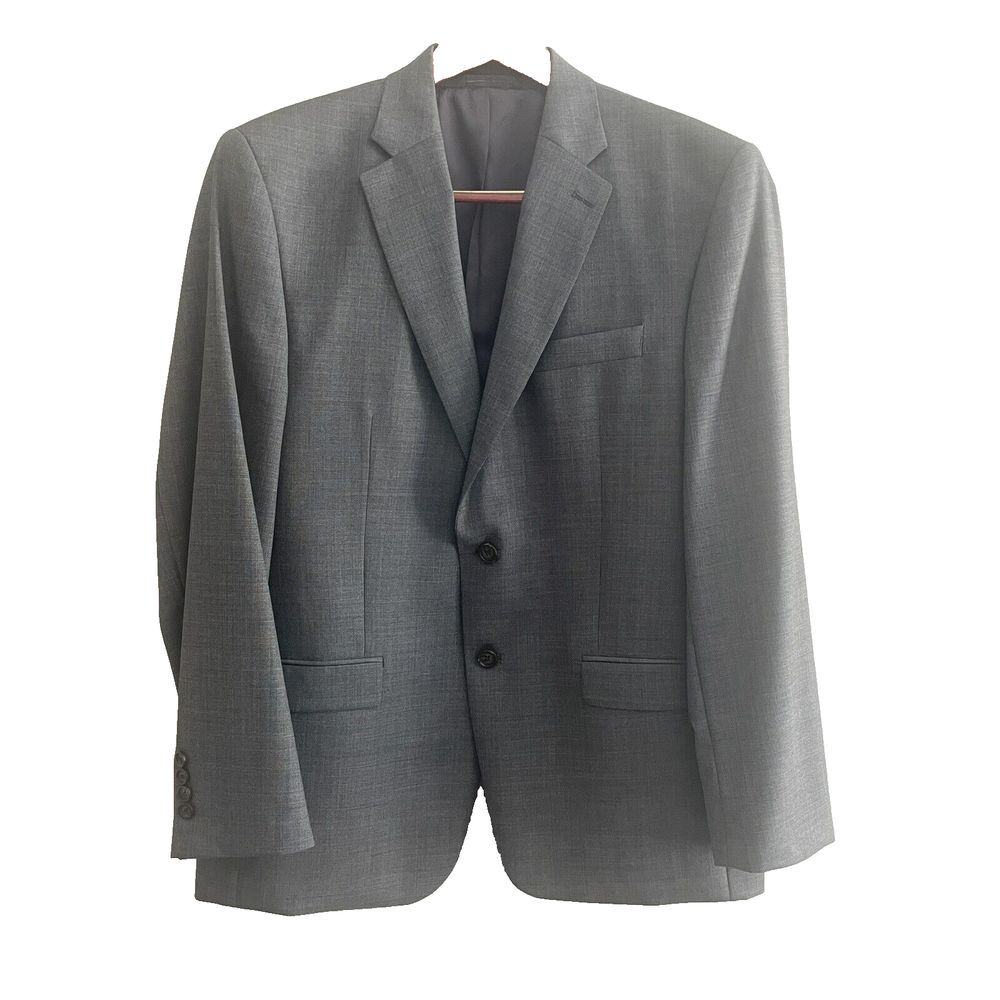 Lauren Ralph Lauren Men's Size 42R Gray 100% Wool Sport Coat/ Blazer 2 Button
